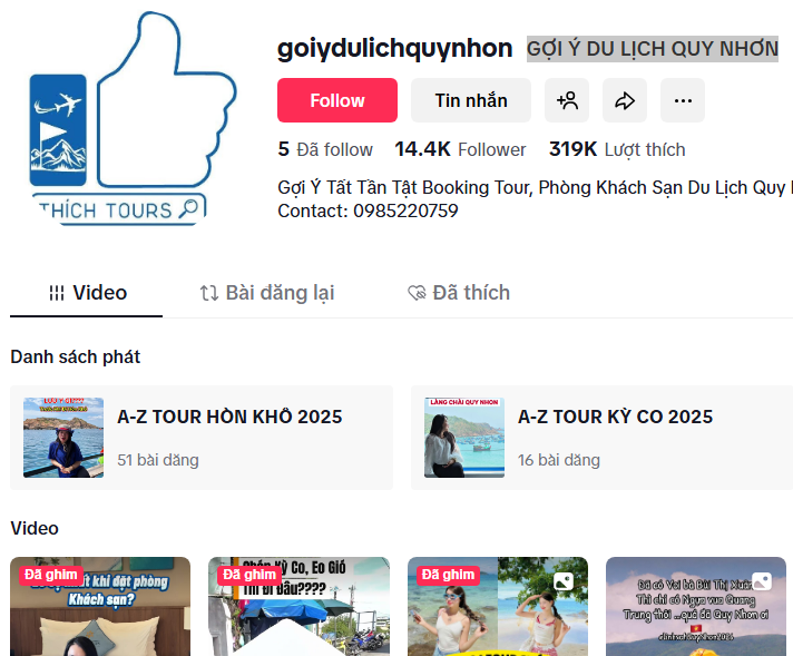 Video Kênh Gợi Ý Du Lịch Quy Nhơn