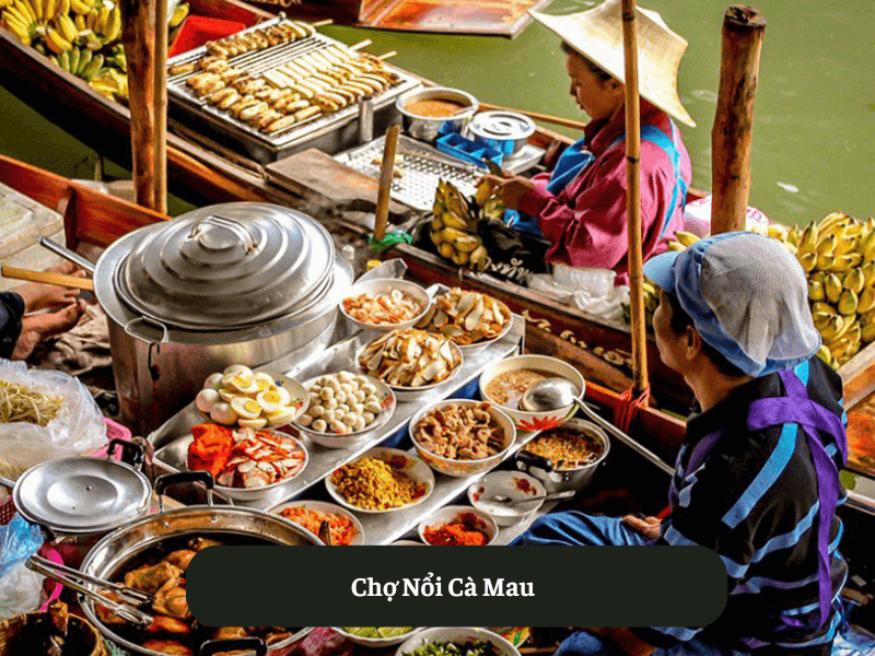 Chợ Nổi Cà Mau