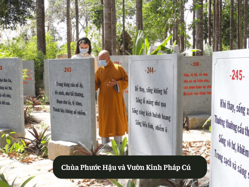 Chùa Phước Hậu và Vườn Kinh Pháp Cú