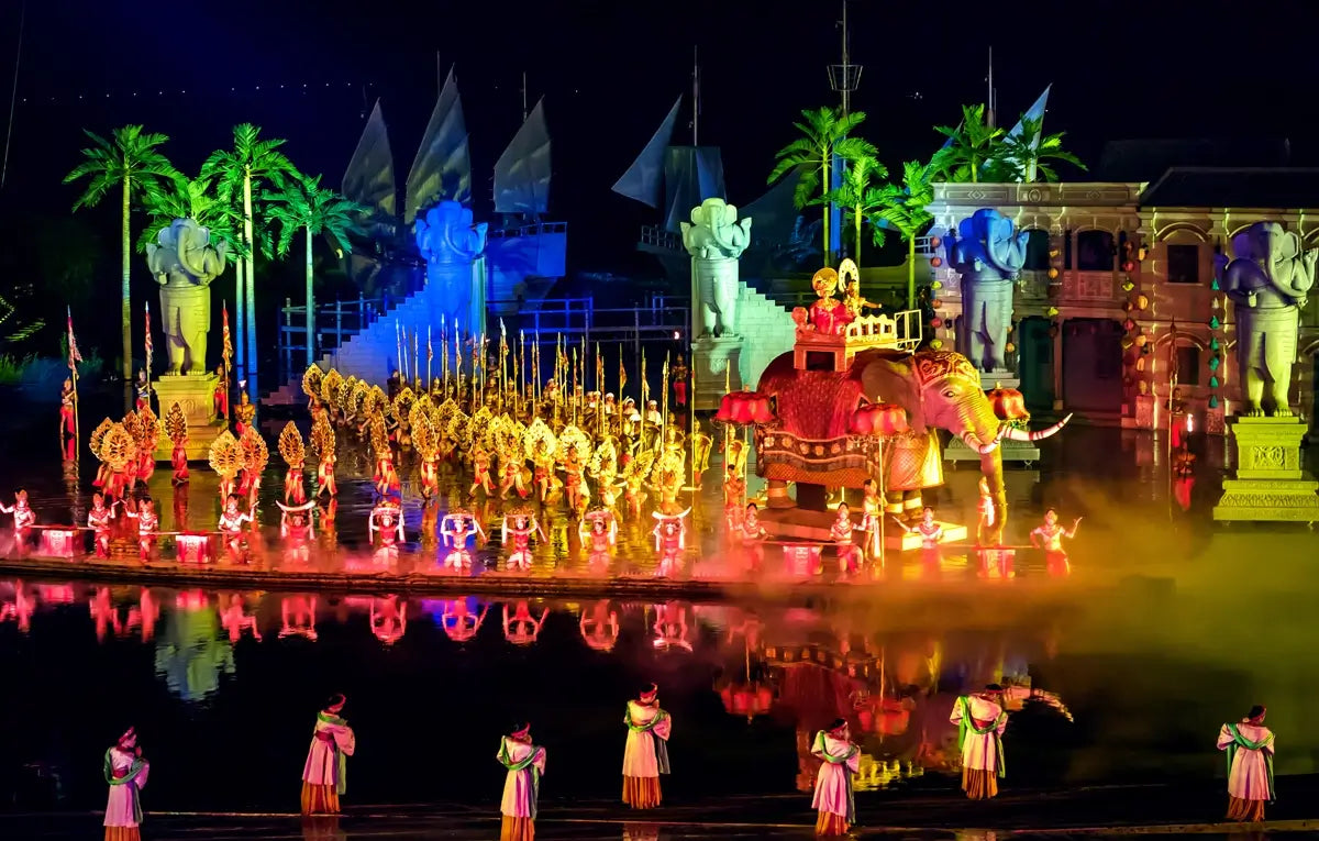 2. Show diễn "Ký Ức Hội An" bắt đầu lúc mấy giờ?