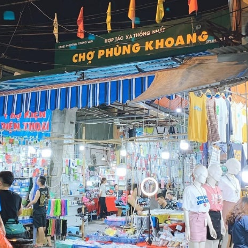 Chợ Phùng Khoang nằm ở đâu?