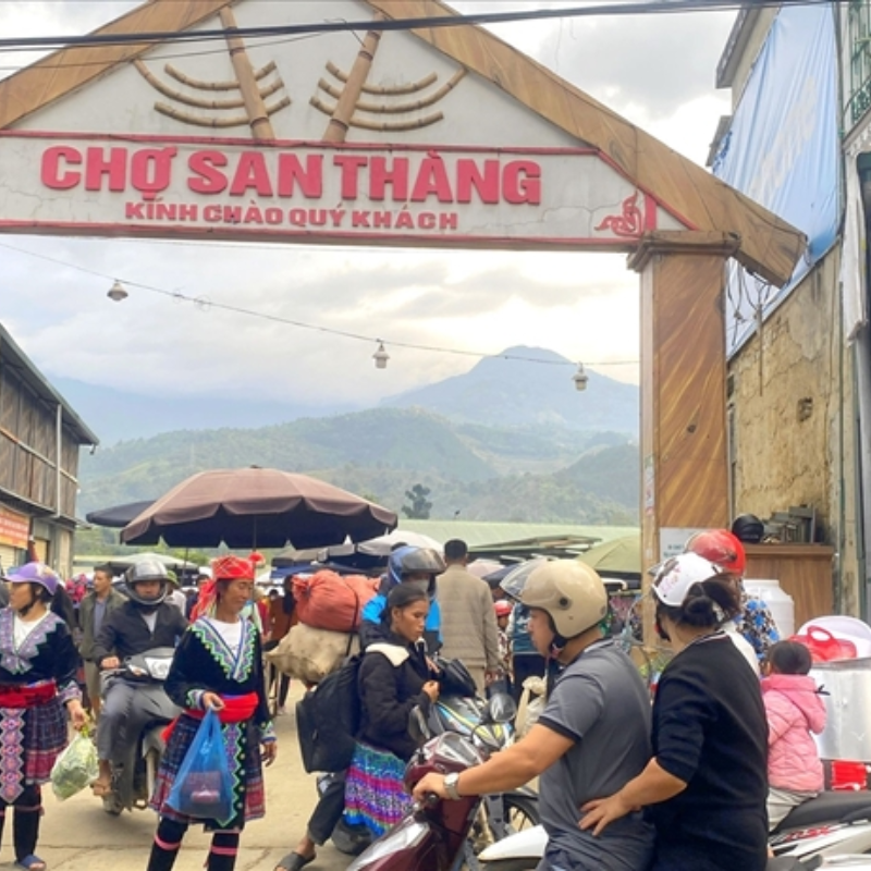Giới Thiệu Chợ phiên San Thàng, Vị Trí Ở Đâu?