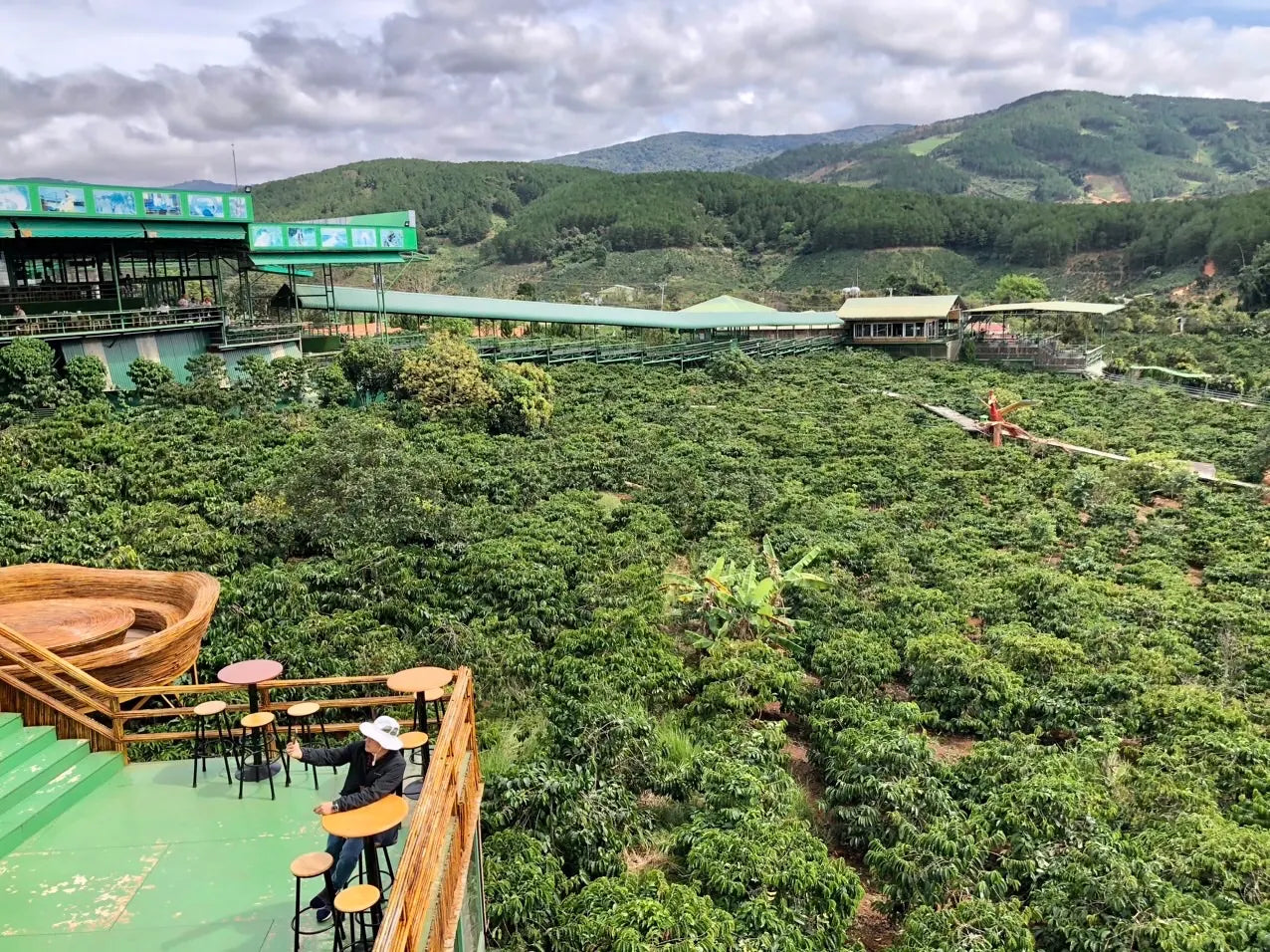 Mê Linh Coffee Garden nằm ở đâu và giờ mở cửa thế nào?