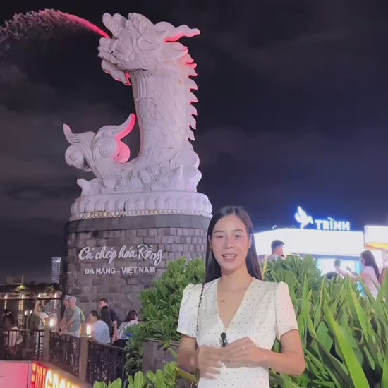 Tượng Cá Chép Hóa Rồng Đà Nẵng Localtrips VN Video (3)

